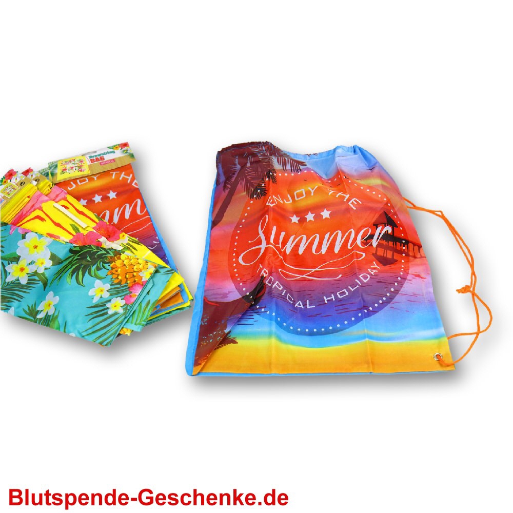 Blutspendegeschenk Strandbeutel
