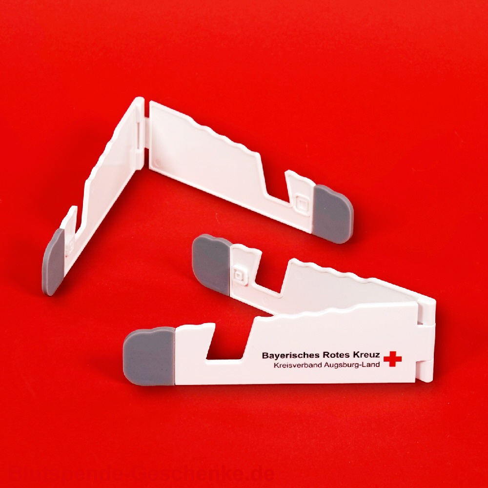 Blutspendegeschenk Tablet-Aufsteller