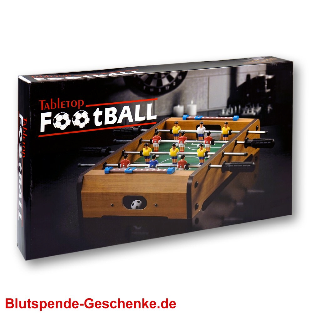 Blutspendegeschenk Tischkicker