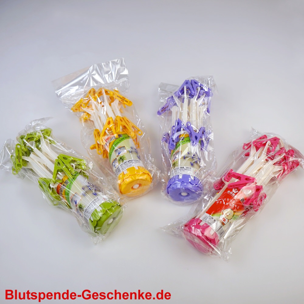 Blutspendegeschenk Bunte W&auml;schespinnen