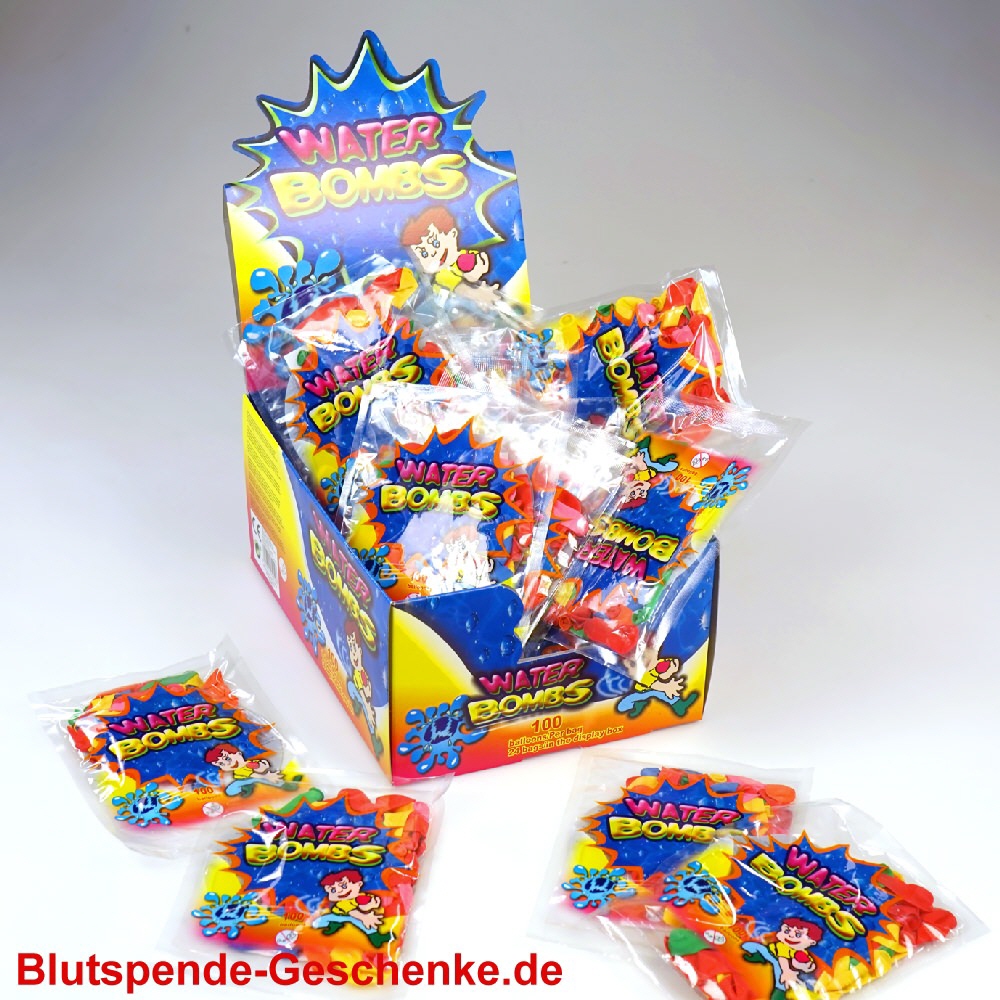 Blutspendegeschenk Wasserbomben-Beutel