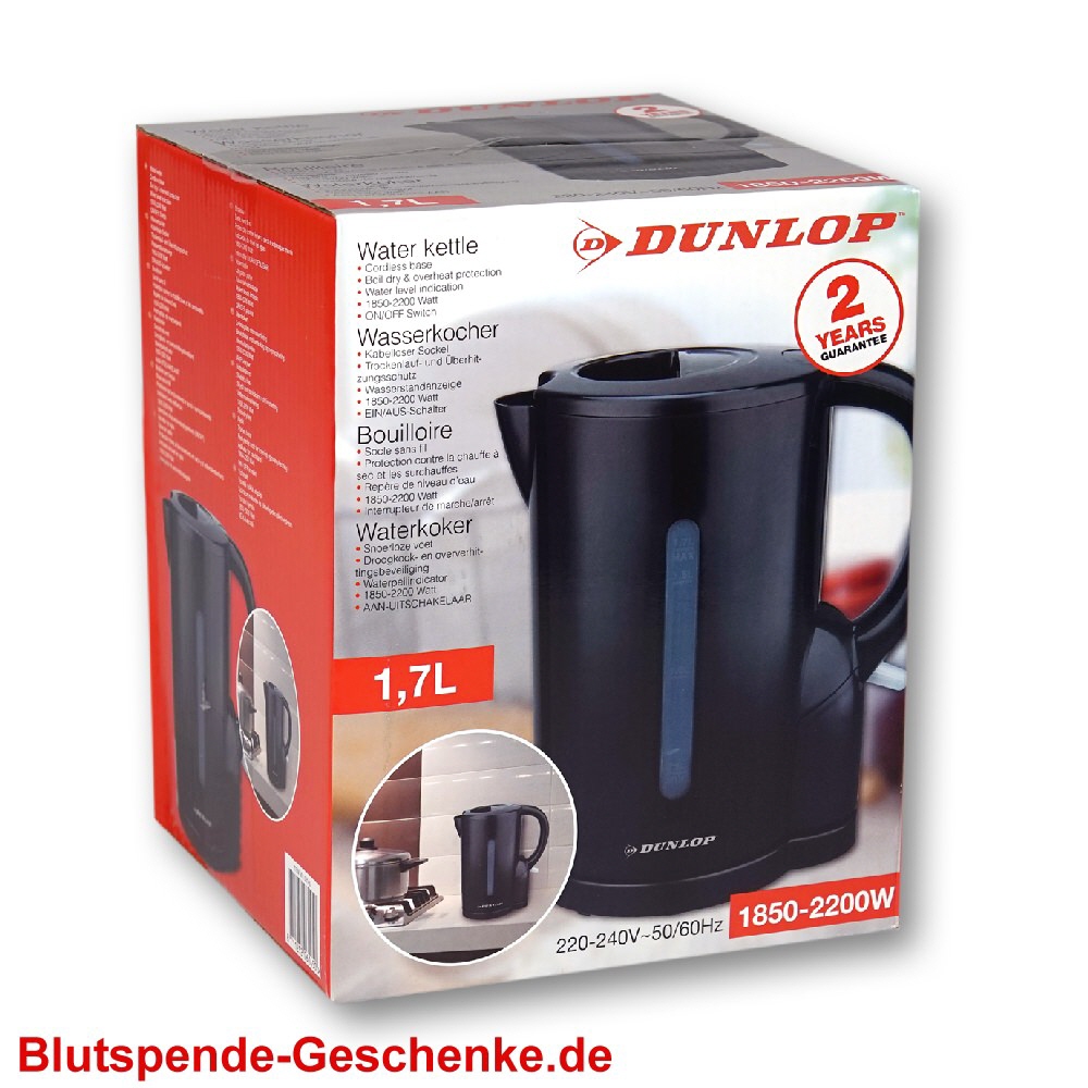 Blutspendegeschenk Wasserkocher