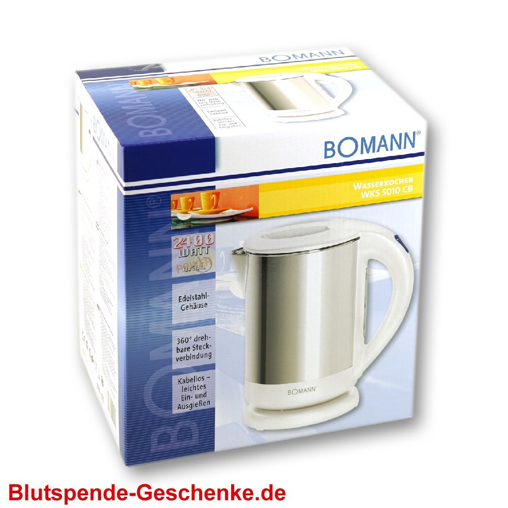 Blutspendegeschenk Elektro-Wasserkocher