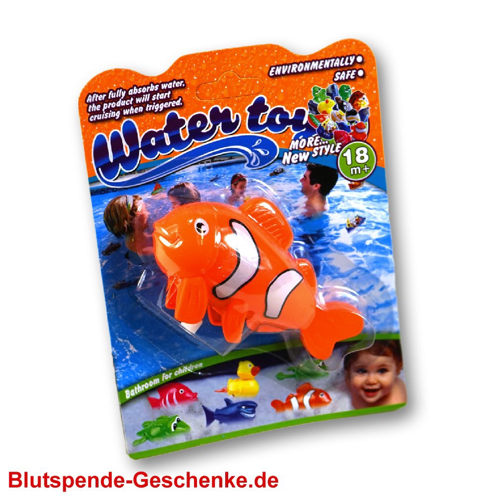 Blutspendegeschenk Wasserspielzeug Clownfisch