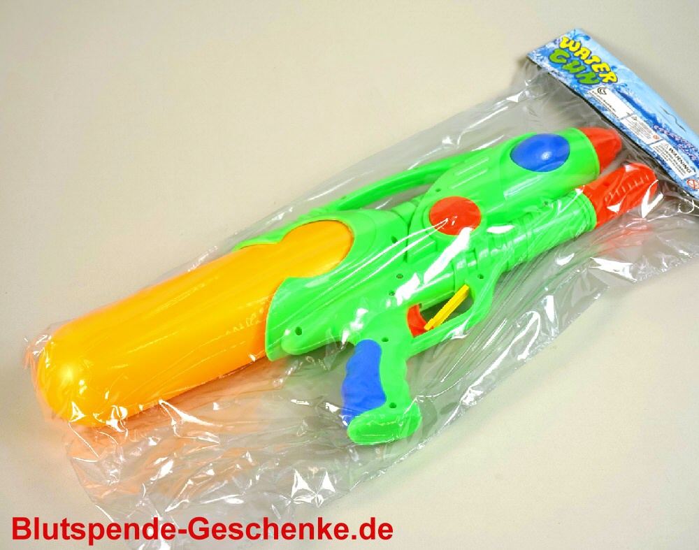 Blutspendegeschenk Wasserspritzgewehr
