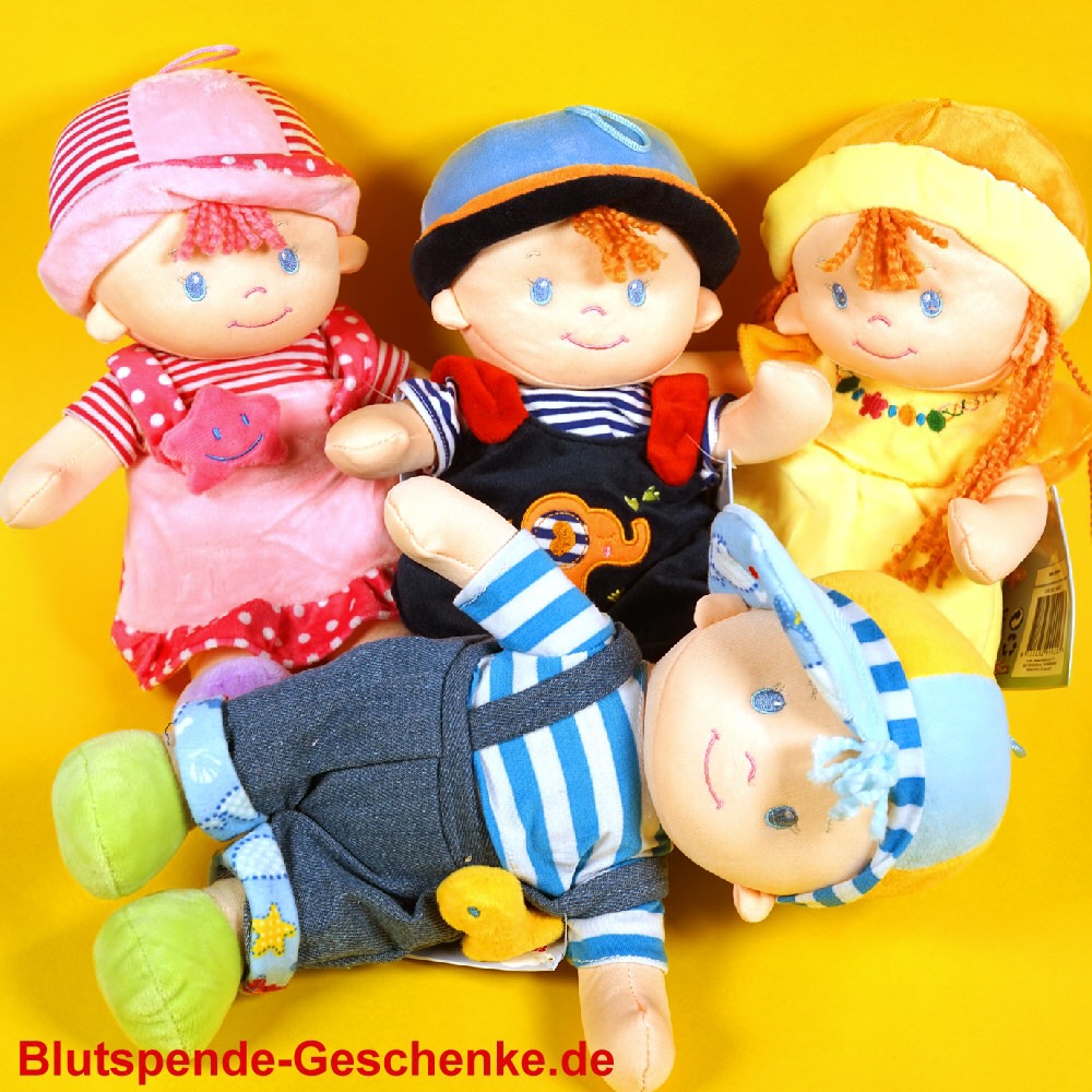 Blutspendegeschenk Weichpuppen