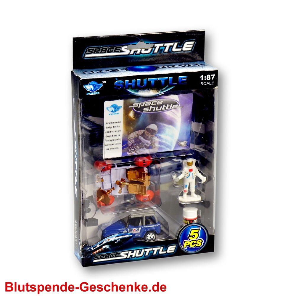 Blutspendegeschenk Spielset Weltraum