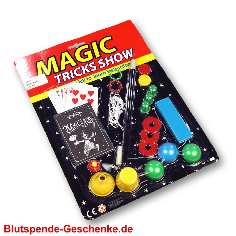 Blutspendegeschenk Zauber-Tricks