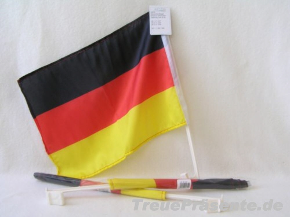 Deutschlandflagge f&uuml;r Autofenster
